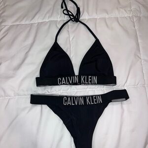 Calvin Klein Black Triangle Bikini